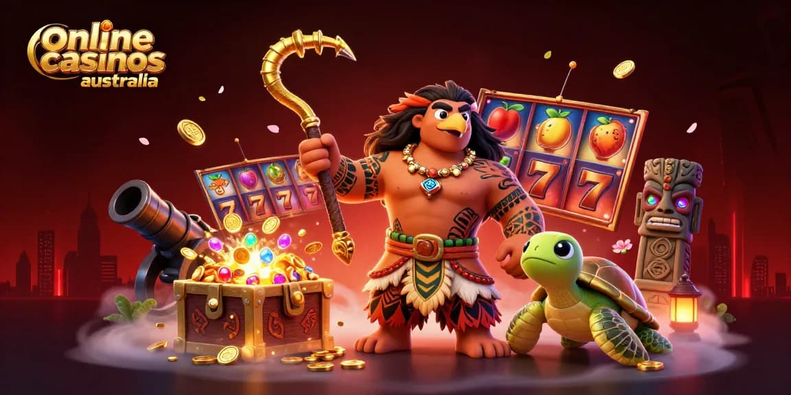 Experience the thrill of online casinos Australia with vibrant slots and character charm.