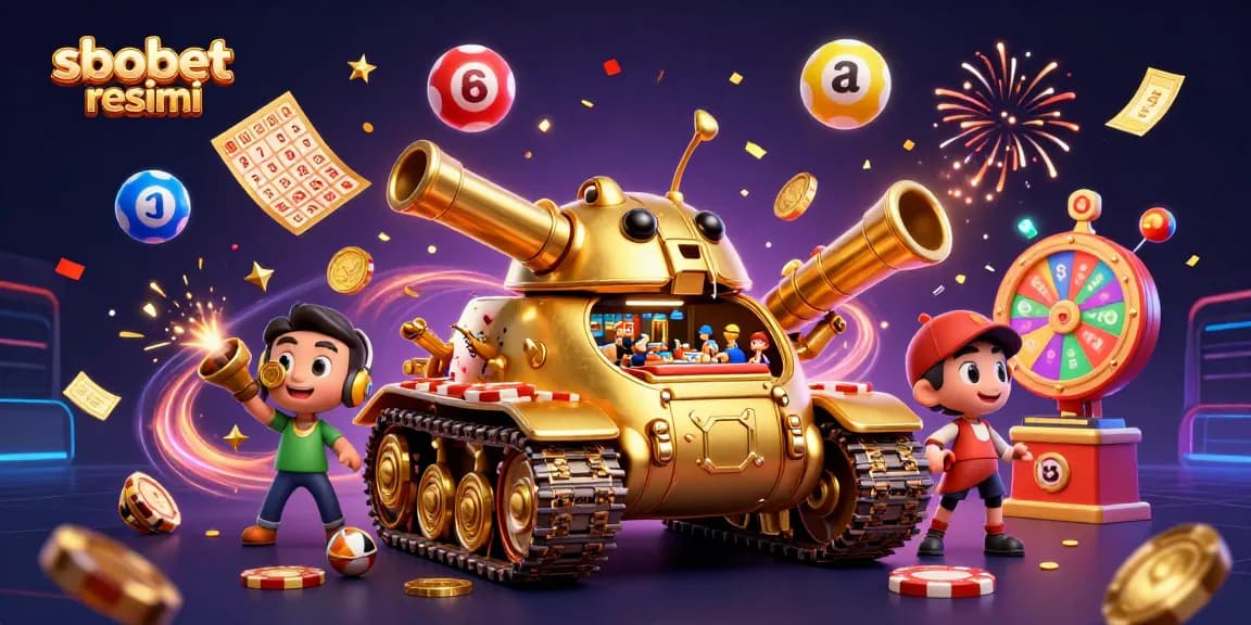 Experience sbobet resmi with vibrant casino elements exploding in confetti and excitement.