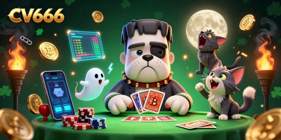 CV666 offers thrilling casino excitement with a whimsical Frankenstein bulldog, ghost mouse, and werewolf kitten!