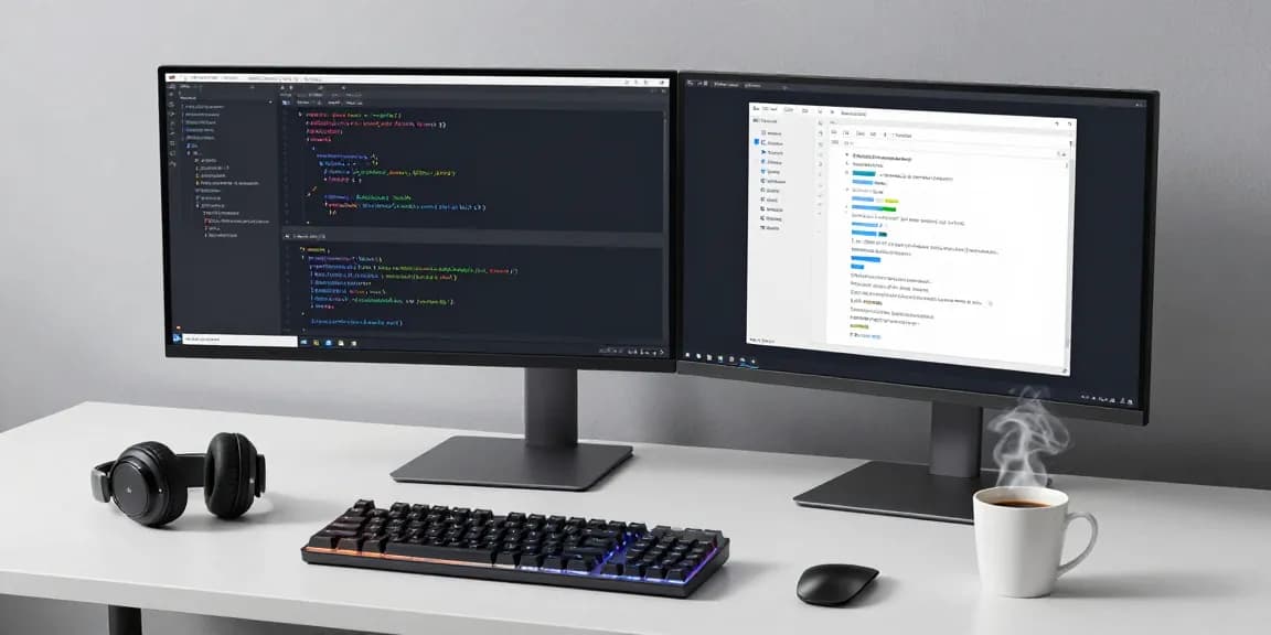 Hb88 in software development workspace with coding tools and tech resources