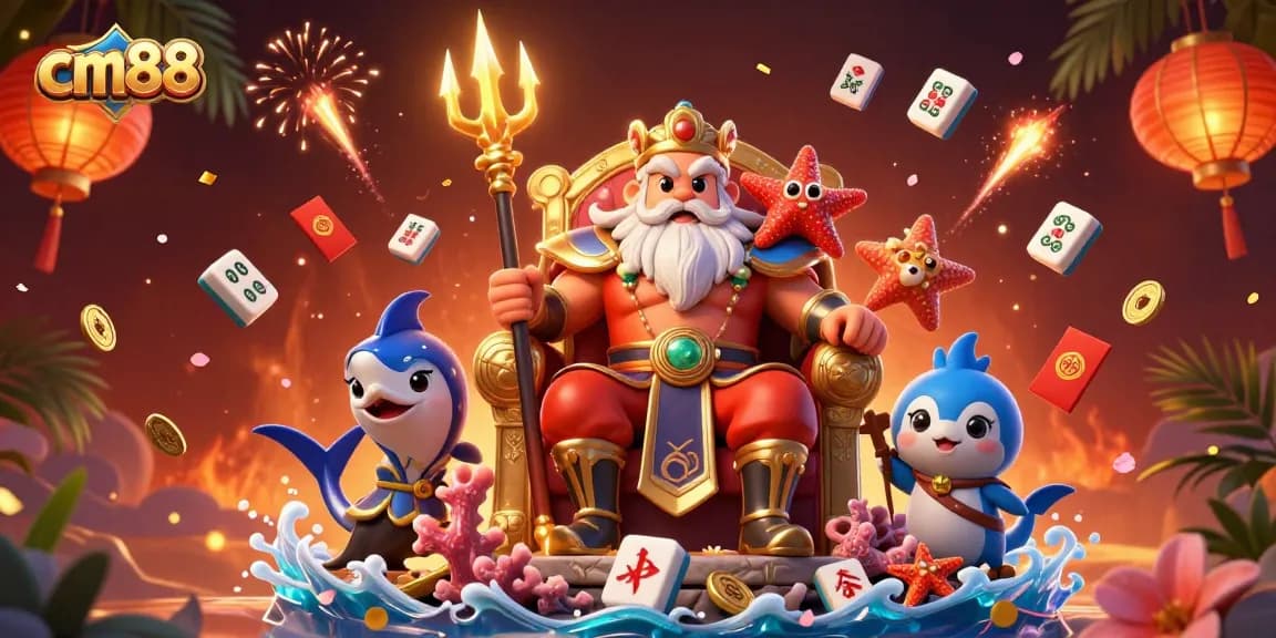 Engage in thrilling gameplay at cm88 while enjoying vibrant casino-inspired fireworks and decorations.