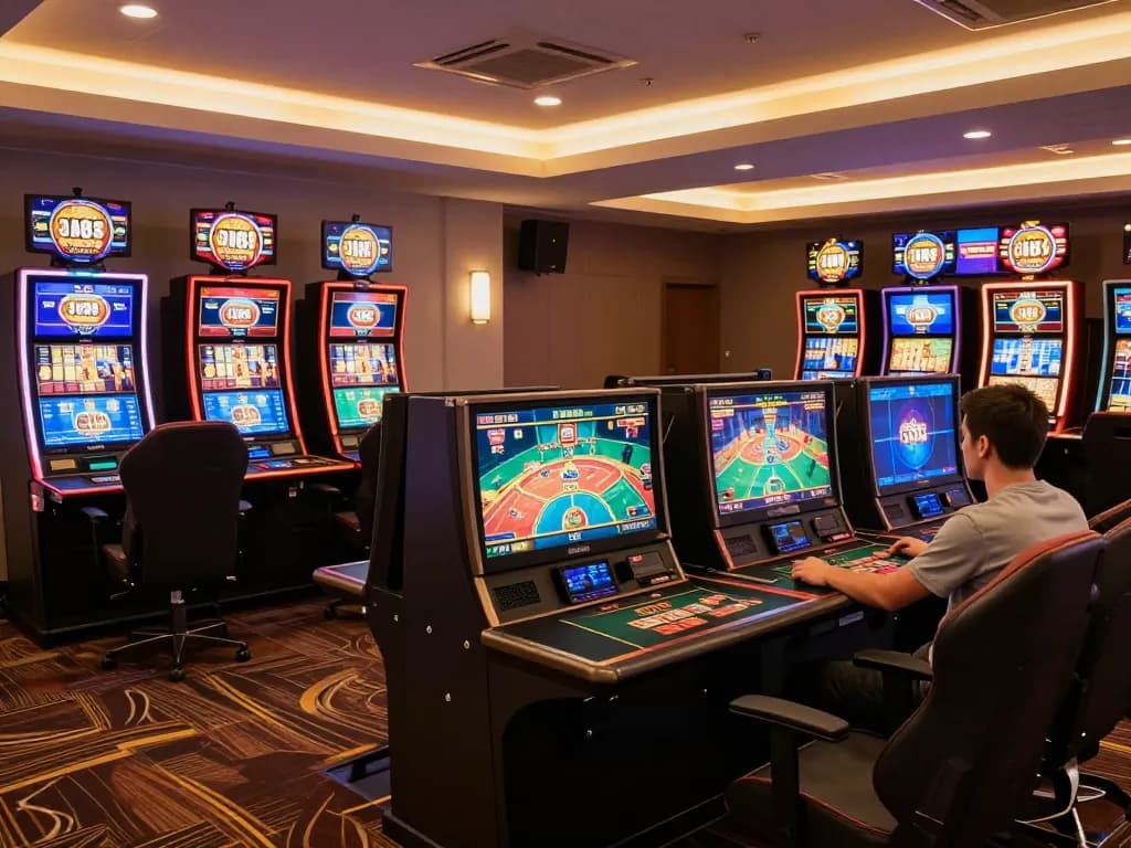 O8 platform user engaging with live dealer games in a modern online casino setup.