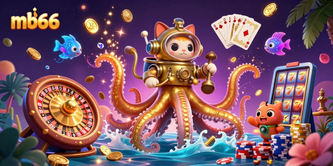 Engage in thrilling gameplay with mb66's colossal kraken and lucky treasures in an ocean adventure.