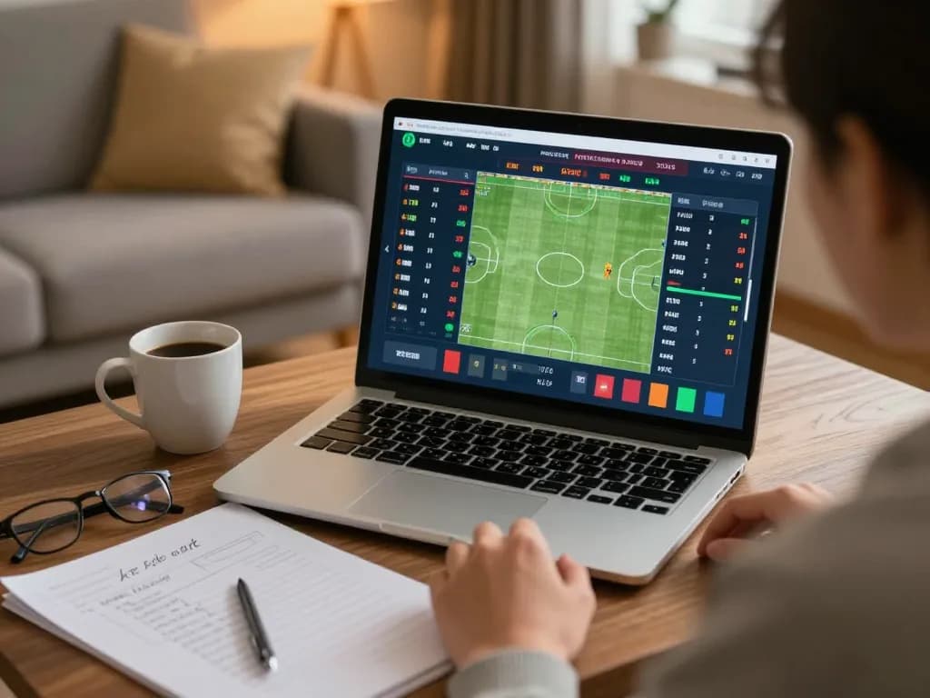 Engaging in keo nha cai hom nay through live online sports betting from a cozy home setup.