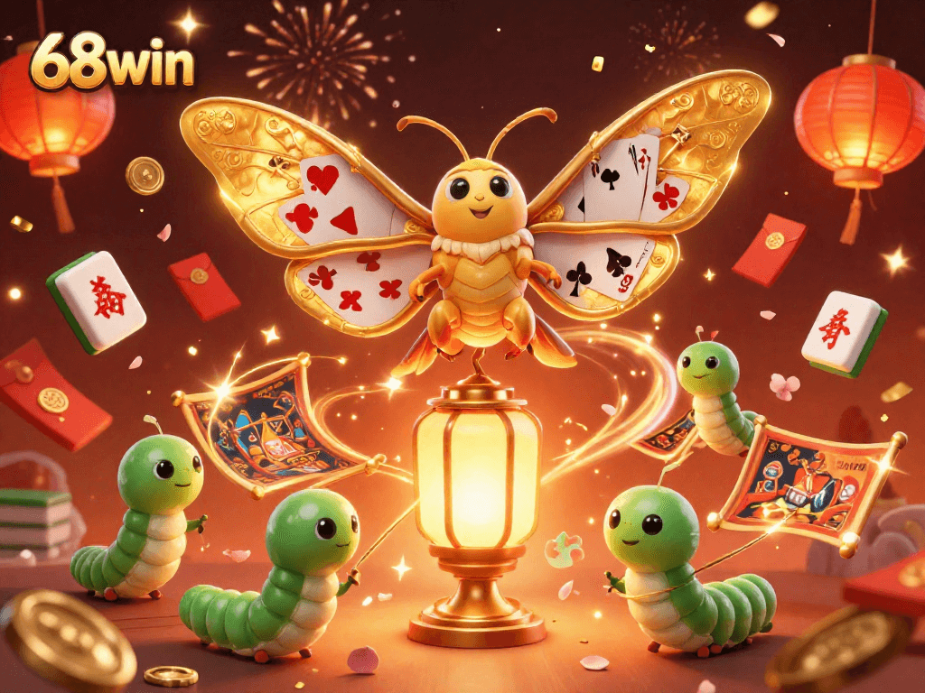 Engage with 68win's thrilling casino world featuring vibrant characters and dynamic gameplay elements.