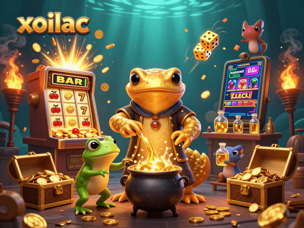 Spin the slots for riches at xoilac with vibrant characters and epic cauldron action!