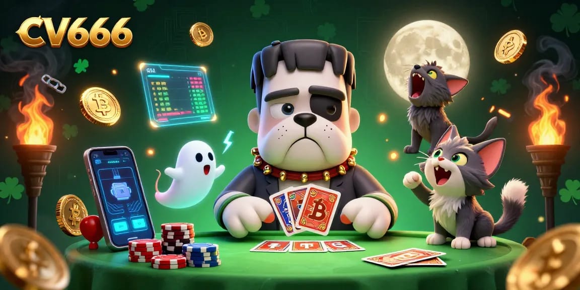 CV666 offers thrilling casino excitement with a whimsical Frankenstein bulldog, ghost mouse, and werewolf kitten!