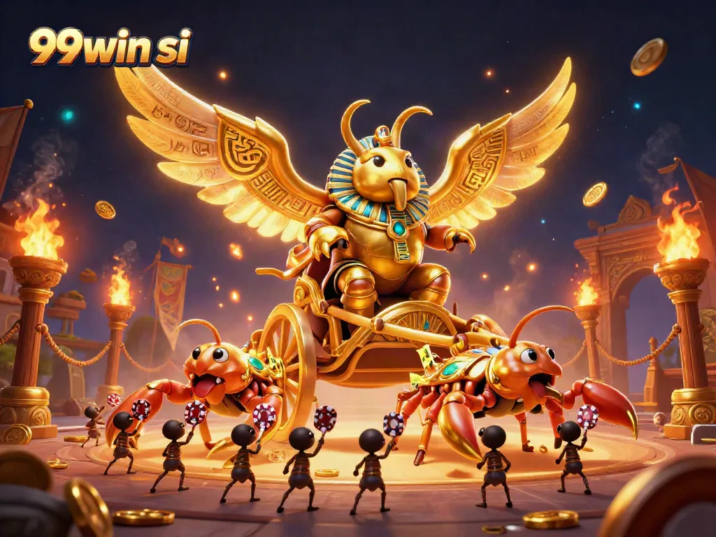 Join the thrilling world of 99win si as you ride with majestic characters in a casino adventure.