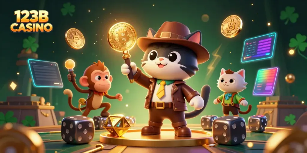 Experience high-stakes adventure with 123B CASINO featuring an archaeologist cat discovering treasures.