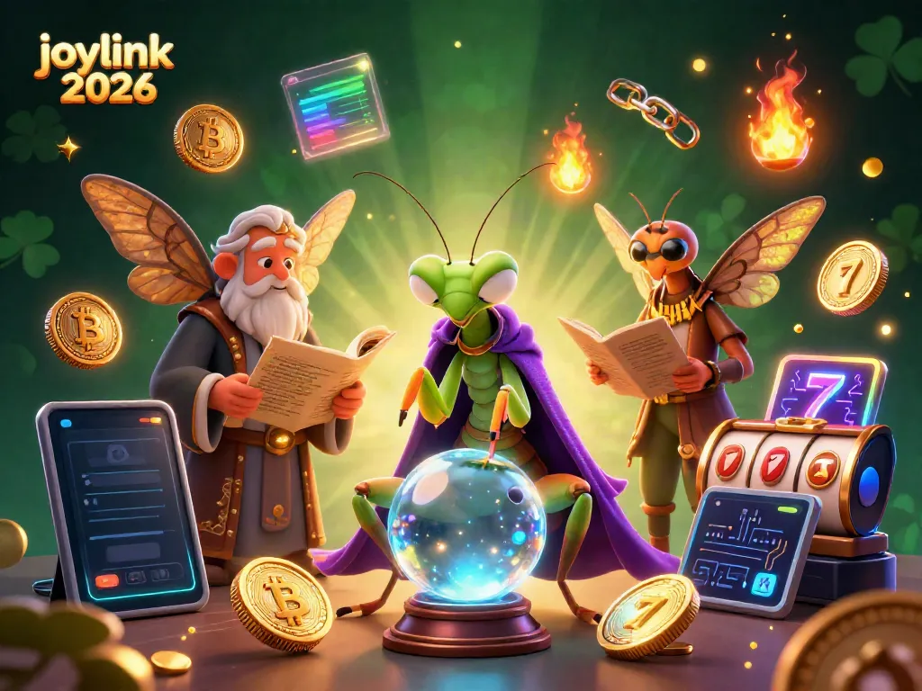 Engage in the winnings like joylink 2026 with 3D mystical fortune teller and golden slot symbols.