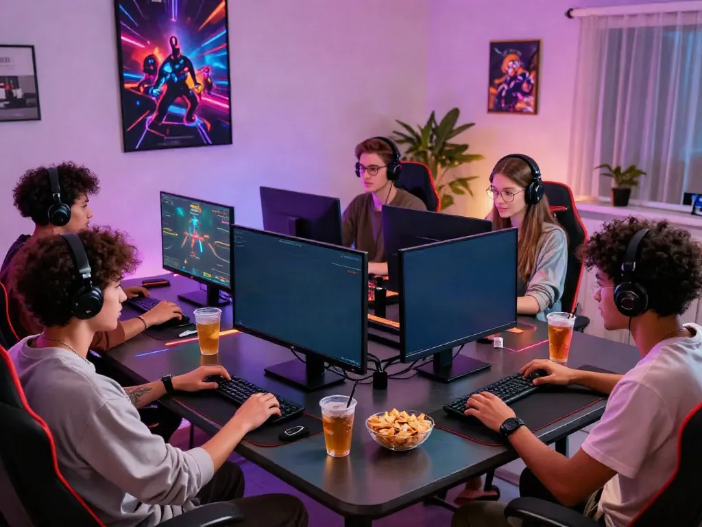 Exciting online gaming experience of friends engaging with C168 casino games.