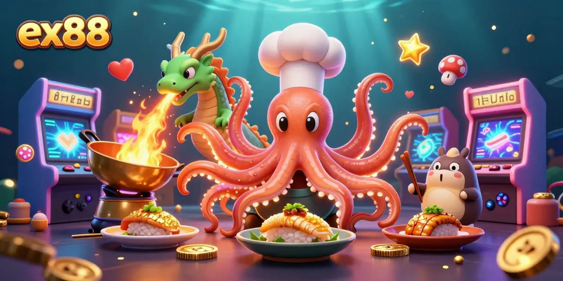 Experience thrilling gaming adventures with ex88 featuring iconic characters in an engaging casino scene.