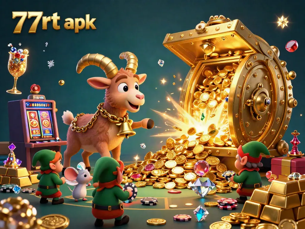 Experience the thrill of the casino with 77rt apk, where Krampus runs a festive gaming hall filled with excitement.
