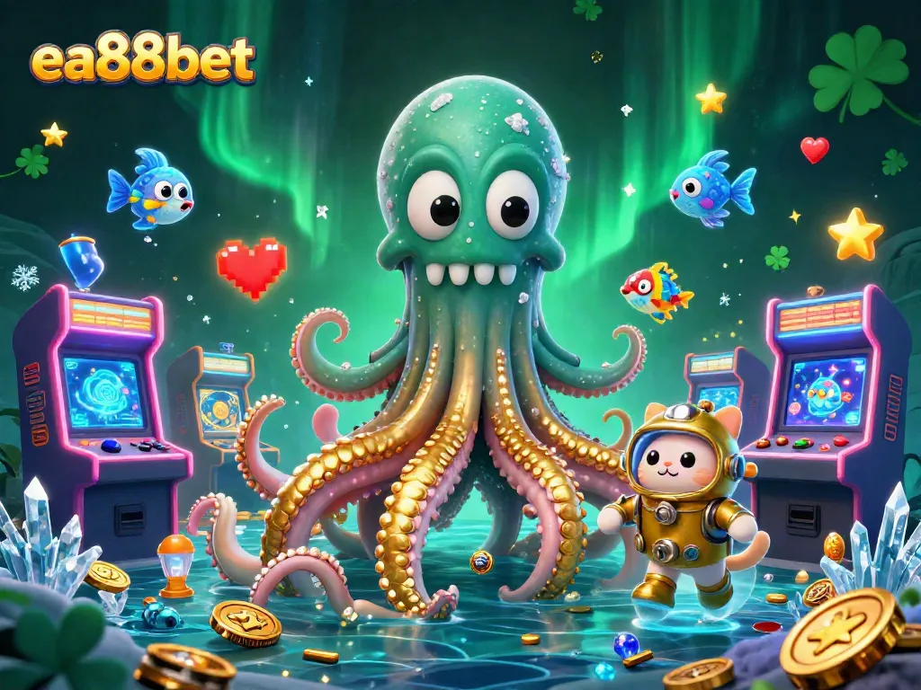 Join the excitement of ea88bet with vibrant arcade games and a fantasy underwater world.