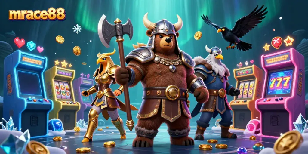Experience thrilling gameplay and excitement at mrace88 with rich elements of slots and dynamic characters.